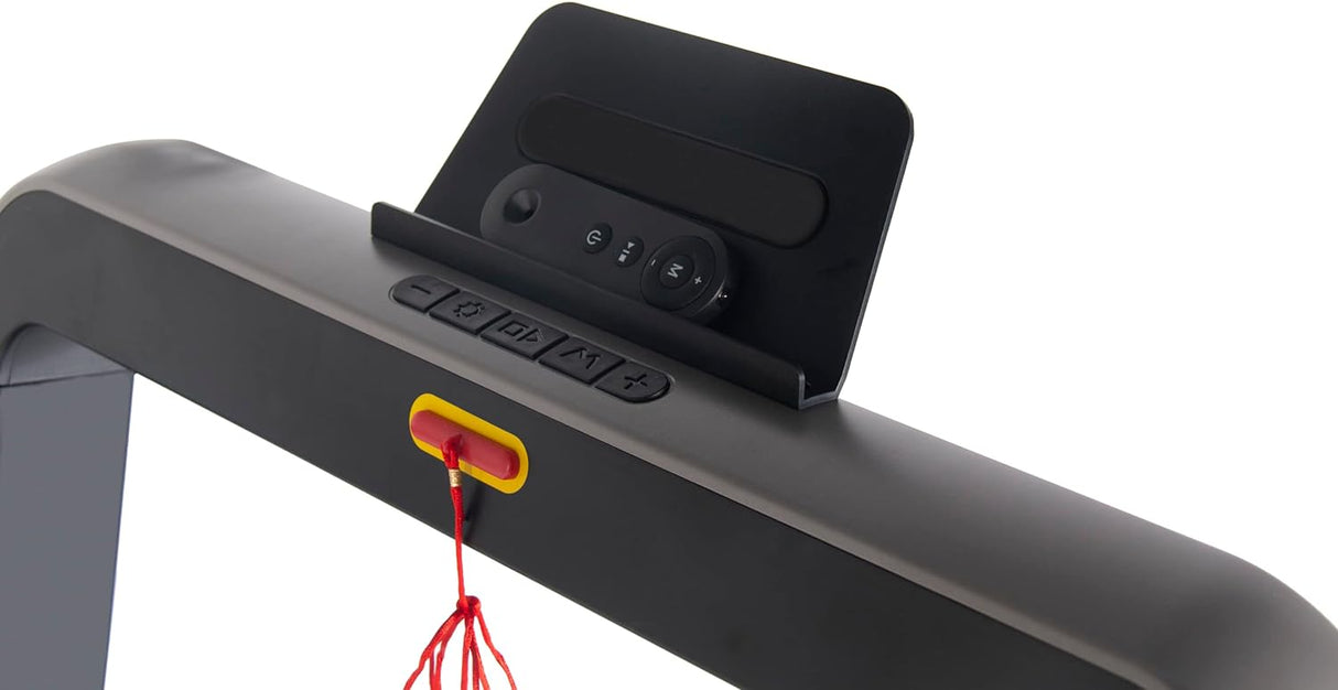 Modern 2 in 1 Under Desk Treadmill, 2.5HP Folding Electric Treadmill Walking Jogging Machine for Home Office with Remote Control, Black