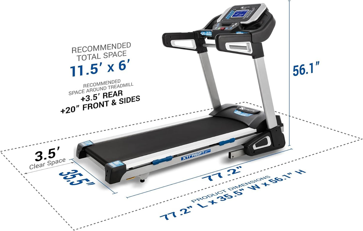 XTERRA Fitness Folding Treadmill