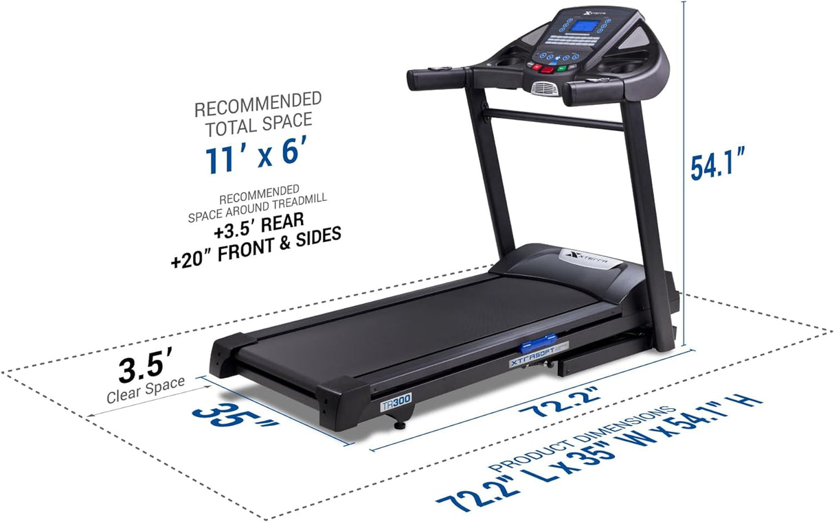 XTERRA Fitness Folding Treadmill