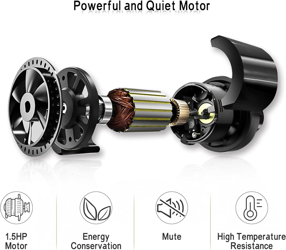 Folding Electric Treadmill 3 Levels of Incline 12 Home Gym Preset Programs Black