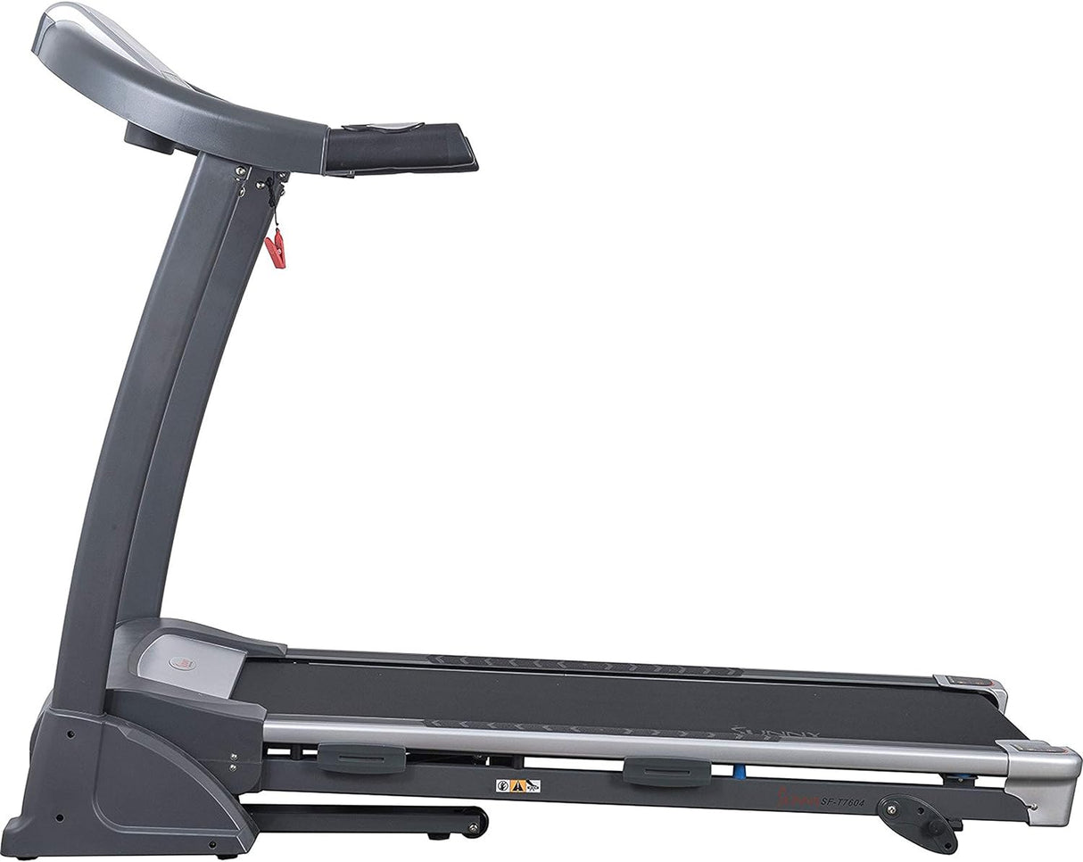 Sunny Health & Fitness SF-T7604 Motorized Treadmill, Grey