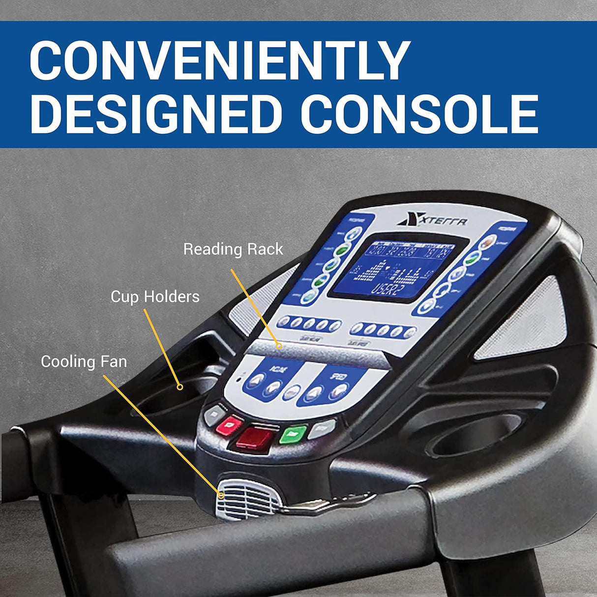 XTERRA Fitness Folding Treadmill