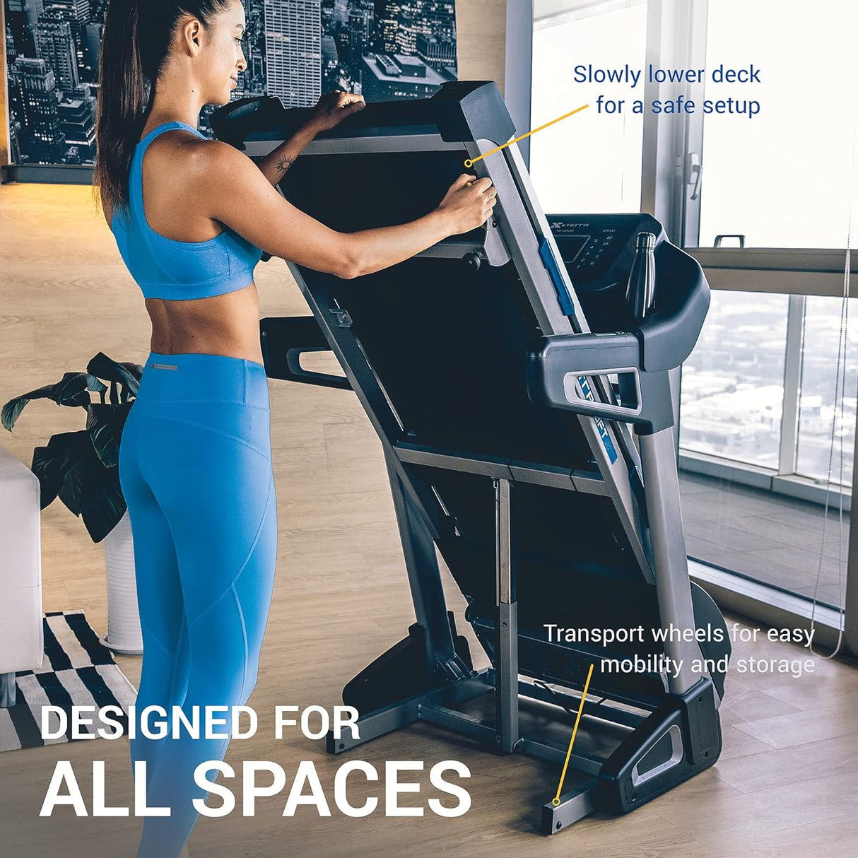 XTERRA Fitness Folding Treadmill