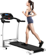 Folding Treadmill for Home Portable Electric Treadmill Running Exercise Machine Compact Treadmill Foldable for Home Gym Fitness Workout Jogging Walking
