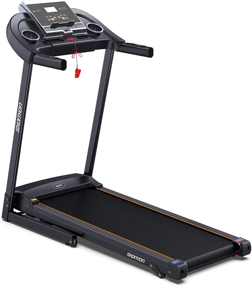 Modern Multi-Functional Folding Treadmill for Home Gym Exercise Electric Treadmill with 15% Incline Treadmill