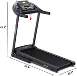 Modern Multi-Functional Folding Treadmill for Home Gym Exercise Electric Treadmill with 15% Incline Treadmill