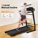 Folding Treadmills for Home - 3.5HP Portable Foldable with Incline, Electric Treadmill for Running Walking Jogging Exercise with 12 Preset Programs, Indoor Workout Training Space Save Apartment,APP