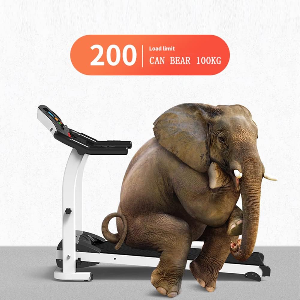 Folding Treadmill for Home Portable Electric Treadmill Running Exercise Machine Compact Treadmill Foldable for Home Gym Fitness Workout Jogging Walking