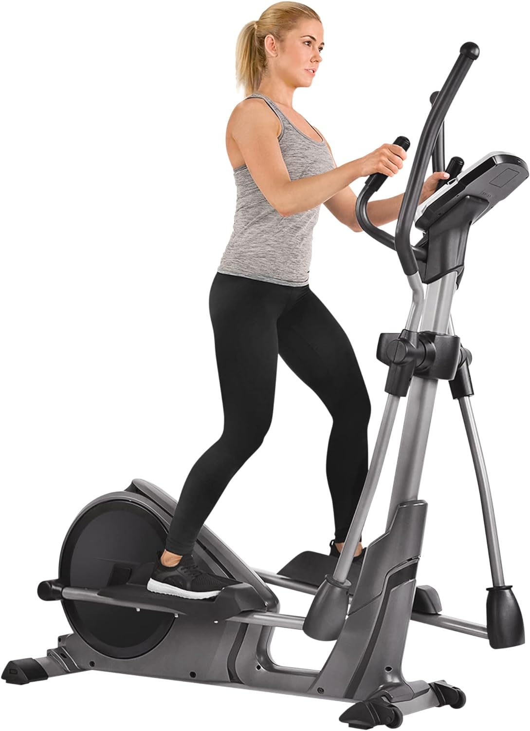 Sunny Health & Fitness Elliptical Cross Trainer Exercise Machine, Full Body Low-Impact and 24-Unique Workout Modes with Optional Exclusive SunnyFit App and Enhanced Bluetooth Connectivity