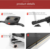 Treadmills for Home Portable Treadmill Compact Walking Running Machine Workout Electric Treadmill with LED Display Device Holder Home Gym Treadmill