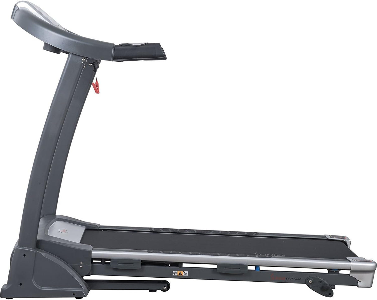 Sunny Health & Fitness SF-T7604 Motorized Treadmill, Grey