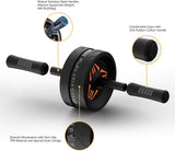 RHYTHM FUN Shock Absorbing Treadmill and Ab Roller with Knee Pad