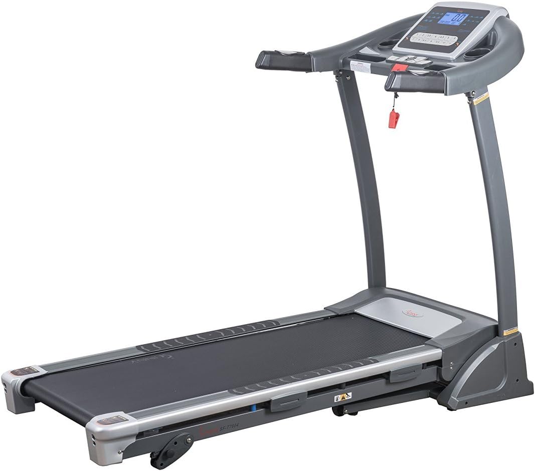 Sunny Health & Fitness SF-T7604 Motorized Treadmill, Grey