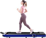 Folding Treadmill, Installation-Free Under Desk Electric Treadmill 2.5HP, with Bluetooth APP and speaker, Remote Control, Display, Walking Jogging Running Machine Fitness Equipment for Home Gym Office
