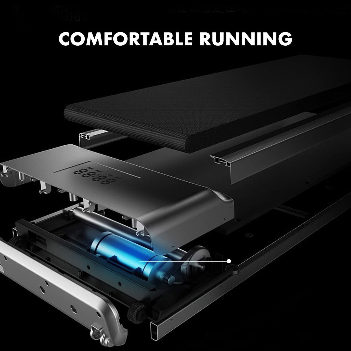 Running Machines Treadmill,Electric Mini Indoor Walking Fitness Equipment,Folding Treadmill,Adjustable Speed,LCD Screen,Treadmill Walking for Home and Office