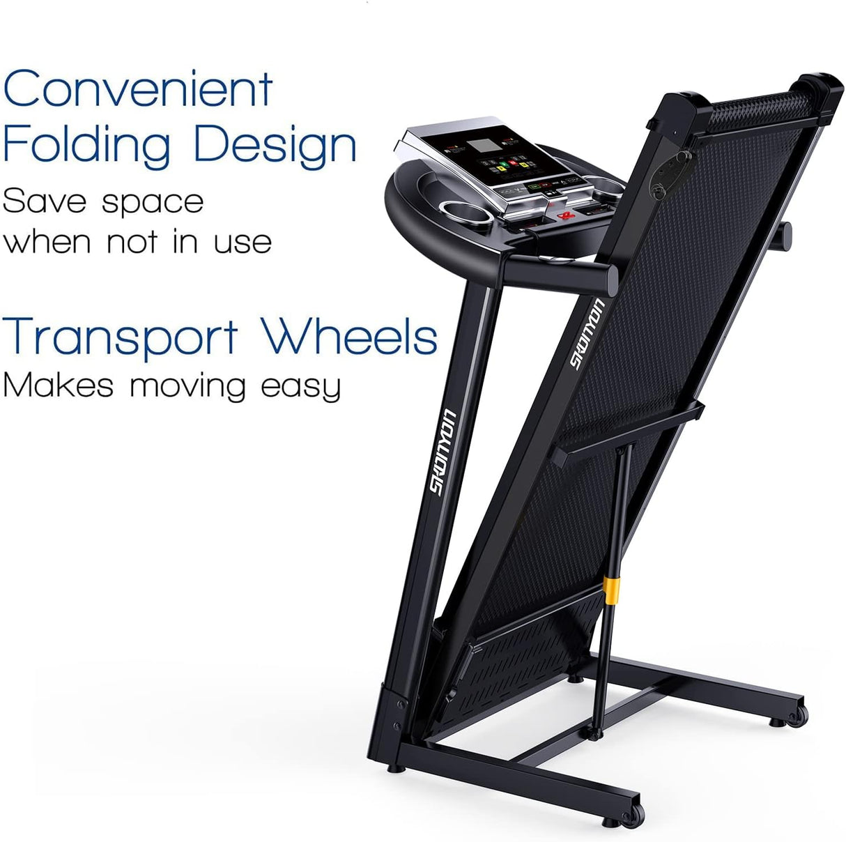 Modern Multi-Functional Folding Treadmill for Home Gym Exercise Electric Treadmill with 15% Incline Treadmill