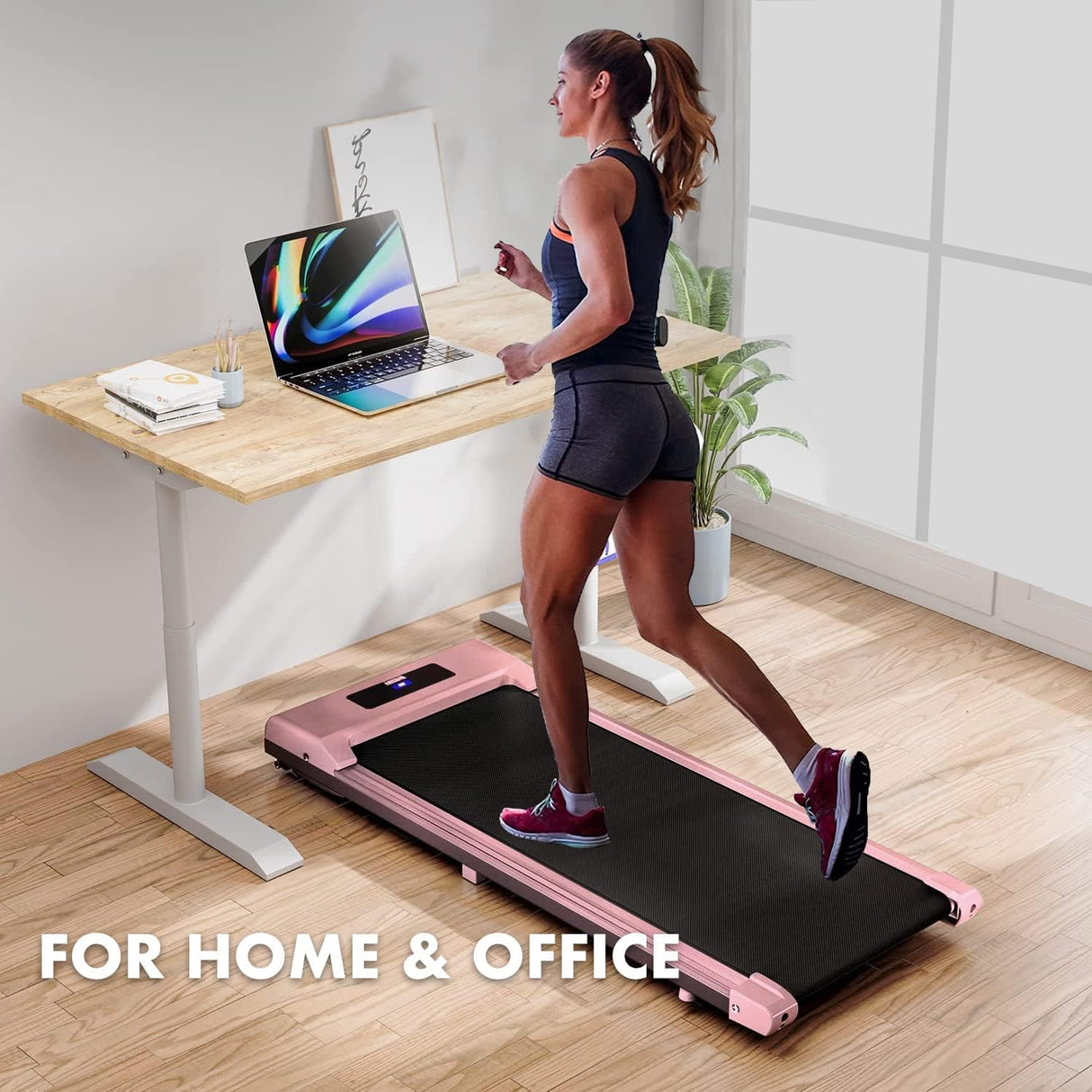 Running Machines Treadmill,Electric Mini Indoor Walking Fitness Equipment,Folding Treadmill,Adjustable Speed,LCD Screen,Treadmill Walking for Home and Office