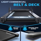 BOTORRO R5 Foldable Treadmill, 265Lbs Load | R7 Treadmill for Home with Incline 18 Levels, 300Lbs Capacity Treadmill, LED Touching Screen with Bluetooth and 18 Programs, 30 Days Free Kinomap