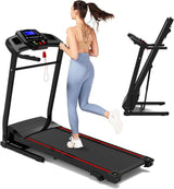 Folding Treadmills for Home - 3.5HP Portable Foldable with Incline, Electric Treadmill for Running Walking Jogging Exercise with 12 Preset Programs, Indoor Workout Training Space Save Apartment,APP