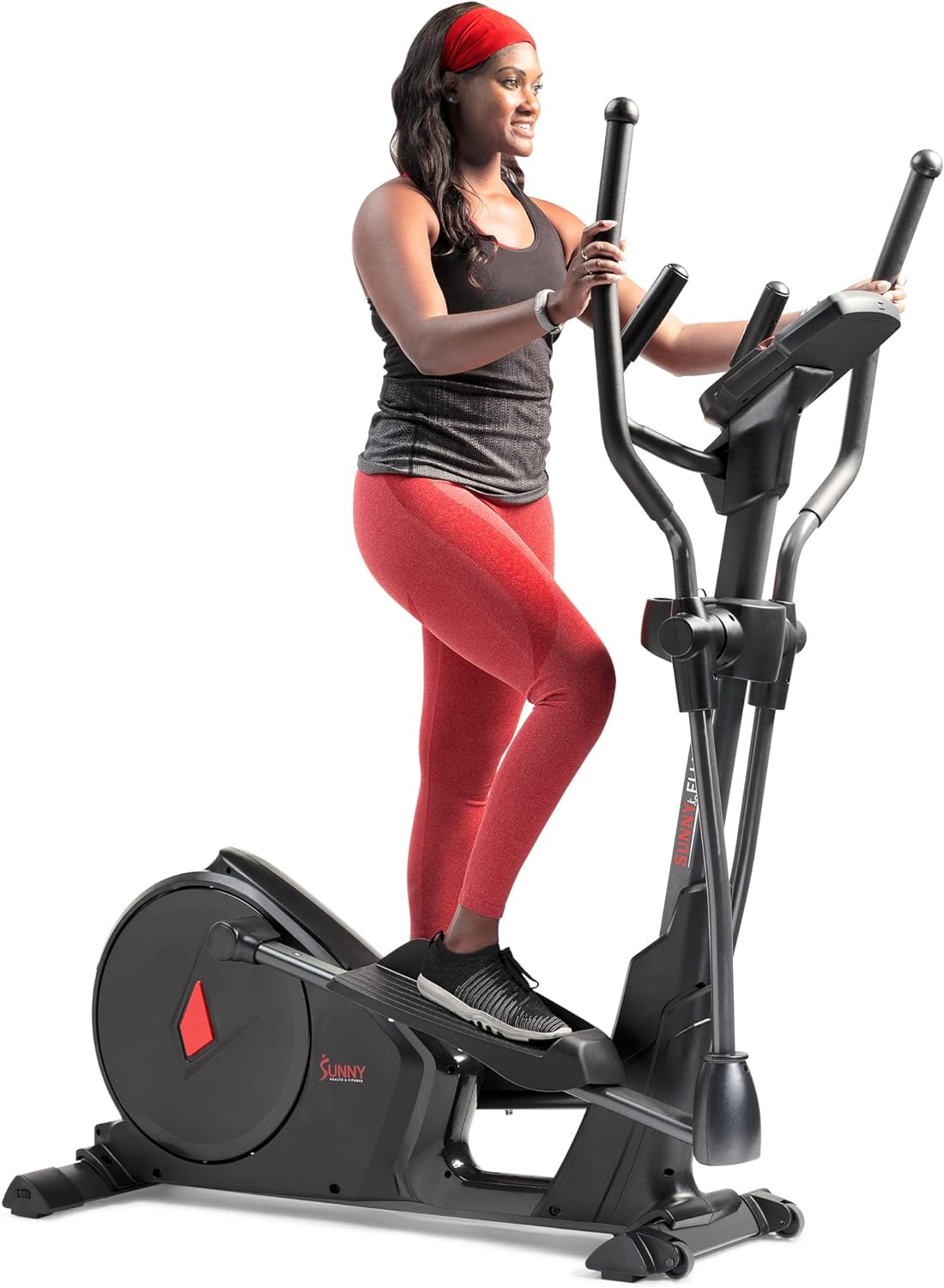 Sunny Health & Fitness Elliptical Cross Trainer Exercise Machine, Full Body Low-Impact and 24-Unique Workout Modes with Optional Exclusive SunnyFit App and Enhanced Bluetooth Connectivity
