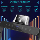 Treadmill Folding Treadmill, Installation-Free Under Desk Electric Treadmill 2.5HP, with Bluetooth APP and Speaker, Remote Control, Display, Walking Jogging Running Machine