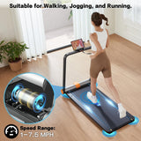 KingSmith WalkingPad MC11 Folding Treadmill 2 in 1 Walking Pad Under Desk Foldable Walking and Running Treadmills for Office and Home No Installation Required 1-7.5mph